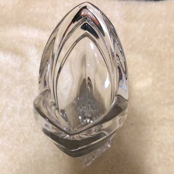 Mikasa Art Deco Crystal Bud Vase Hand Crafted In Germany 8.5" - Picture 5 of 6